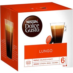NESCAFÉ Dolce Gusto Lungo Koffiecups 3 doosjes à 16 capsules geschikt voor 48 kopjes