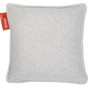 Stoov Warmtekussen - Ploov - Duurzaam & Draadloos - Infrarood warmtekussen - 45x45 Original Melange Light Grey - Standaard Batterij