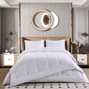 Dekbed - Wit - 3D-holle Vezels - Ademend en Hypoallergeen - 280 x 240 cm