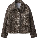 Oversized luipaardjas JONEN beige