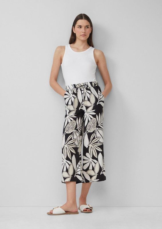 Culotte - Viscosemix - All-Over Print - Relaxte Pasvorm