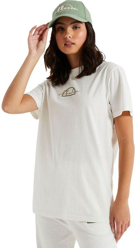 Ellesse Orenzo Oversized Korte Mouwen Hoge Hals T-shirt Wit XS Vrouw