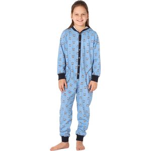 Merry Style Kinder Pyjama - ronde hals - lange mouwen - lange broek met zakken - Katoen - MS-MS10-223-PJ - Blau Augen - 110-116