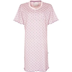 Tenderness Dames Nachthemd - 100% Katoen - Lichtroze - Maat XXL