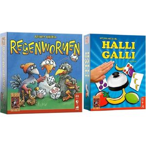 Spellenbundel Regenwormen & Halli Galli voordeelset