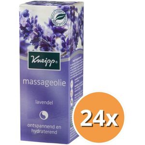 24x Kneipp Massageolie lavendel mini (20 ml)