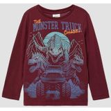s.Oliver - T-Shirt - Met Lange Mouwen - Dinosaurussen - Normale Pasvorm