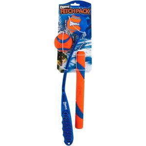 Chuckit! Feestdagen Apporteer Set - Hondenspeelgoed - Hondenspeeltjes - 4-Delig - Blauw/Oranje