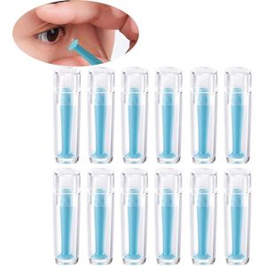 12 stuks Contactlenzen Draag Hulpmiddelen - Lenzen Zuignap - Ooglidslijtagehulpmiddel - Lenzen Zuignap - blauw