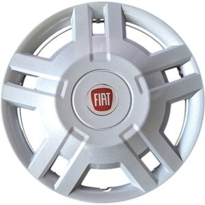 Wieldop Geschikt voor Fiat Ducato Rood 15 inch (set van 4 stuks) Wieldop Camper