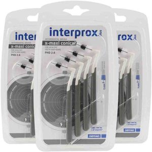 Interprox Plus X-Maxi - Grijs - Interdentale Borsteltjes - 4.5 tot 9 mm - Voordeelpakket