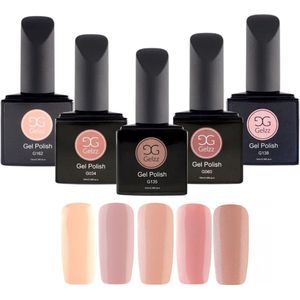 Gelzz gellak Summer Nudes Collectie - Nude - Dekkende kleur - 10ml - Vegan