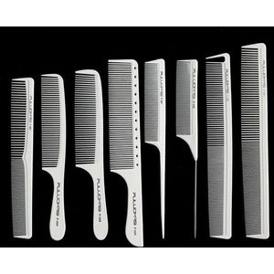 salon professional hairdresser carbon 8 combs heat resistant antistatic hair comb set of hairdressers preferred