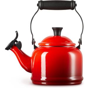 Le Creuset - Fluitketel Demi - Kersenrood - Geëmailleerd Carbon Staal