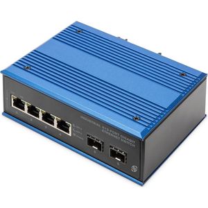Equivera Industriële Switch - 10 Poorten - Gigabit - RJ45 en SFP