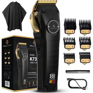 Wellshave - Tondeuse Pro - Trimmer voor Hoofd & Baard - Oplaadbaar - 2500mAh