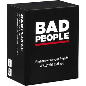 BAD People XXL Kaartspel - Extra groot Gezelschapsspel - Ontdek wat je vrienden echt van je vinden - Spel - Grappig - Drankspel - Cardgame