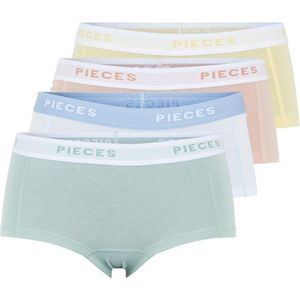 Pieces 4-Pack Dames shorts - Solid - XS.