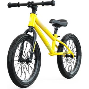16 Inch Loopfiets voor Kinderen van 4-8 Jaar - Lichtgewicht Carbon Stalen Frame - Verstelbaar Zadel - Luchtbanden - Geschikt voor Jongens en Meisjes - Balansfiets