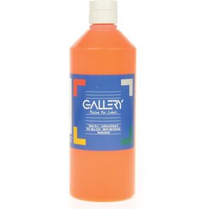 Gallery plakkaatverf, flacon van 500 ml, oranje