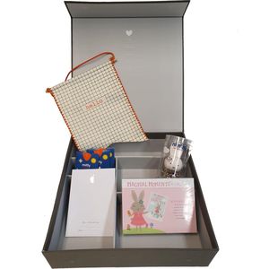 Baby Memory Box - Grey Linnen - meisje