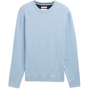 Tom Tailor - Regular Fit - Gebreide Pullover - Mêlee - Zuiver Katoen
