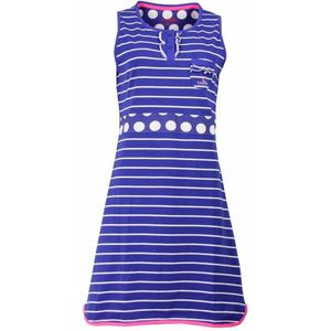 Irresistible Dames Nachthemd - Katoen - Gestreept - Blauw - Maat L