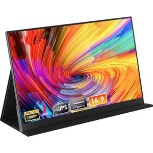 Dailysupplies Portable Monitor - Draagbare Scherm - Gaming - Full HD - Zwart