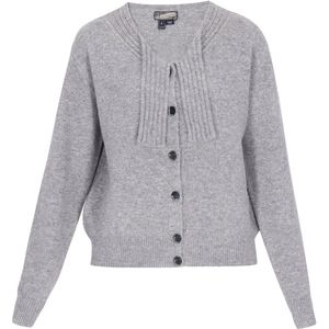 DreiMaster - Vintage - Gebreid Vest - Grijs Gemêleerd