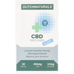 Dutch Naturals - CBD Slaap Pleisters - 30 x 15MG pleisters - voor nachtrust en slapen