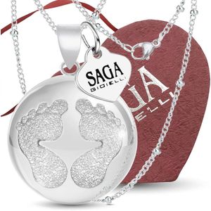 Geboortesteen Ketting voor Nieuwe Mama's - Roestvrij Staal, Verschillende Stijlen Beschikbaar