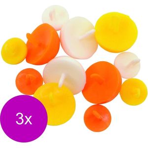 Albatros Sight Stoppers - Stoppers - 3 x Wit Oranje Geel 12 stuks Allround