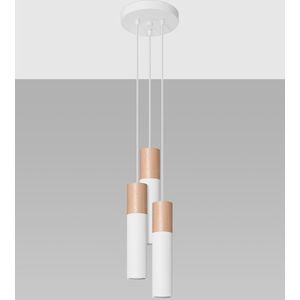 Hanglamp Pablo 3P - Hanglampen - Woonkamer Lamp - GU10 - Wit