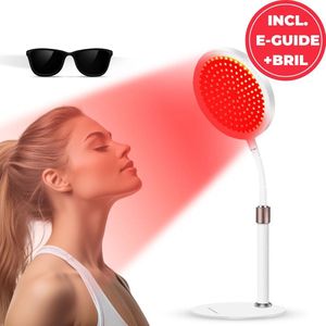 Infraroodlamp - Infraroodtherapie - Rood Lichttherapie - Red Light Therapy - Warmtelamp - Fibromyalgie - Enerziezuinig - 12,5W - Incl. E-Guide Stressmanagement