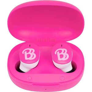 Barbie - draadloze oordopjes - met oplaadcase - touch control - lange speeltijd - TWS earbuds bluetooth