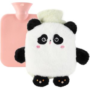 Warmwaterkruik, 1 l, grote warmwaterkruik met afdekking