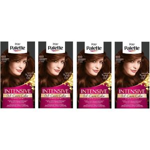 Schwarzkopf Poly Palette - Haarverf - 650 - Kastanje Middenbruin - 115ml x 4