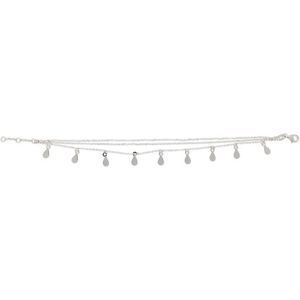 Glow 104.1218.19 Dames Armband - Sieraad - Bedelarmband - Zilver - 19 cm lang