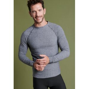 Damart - T-shirt met ronde hals, Comfort Thermolactyl® 4, heren - Heren - Grijs - (86-93) S