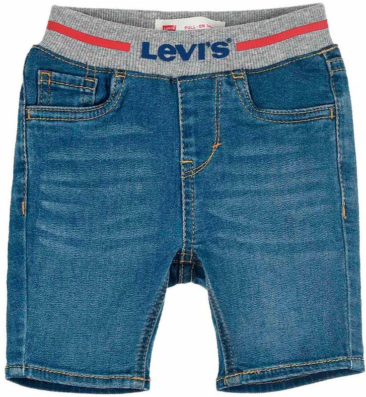 Levi´s ® Kids Pull On Ribs Korte Broek Blauw 6 Months Jongens