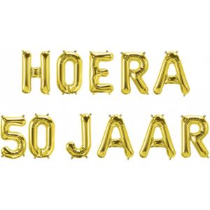 Foil balloon kit - Hoera 50 jaar