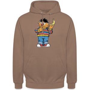 Sesamstraat Ernie met Banana Pose Hoodie Unisex