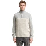 Tom Tailor - STRUCTURED MIX KNIT TROYER - Heren Trui - Veelkleurig - Regular Fit