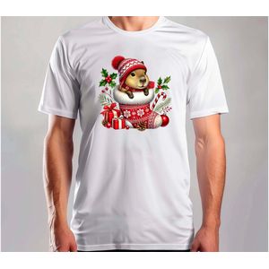 Sterren Capy - T Shirt - MerryChristmas - ChristmasVibes - Funny - Sarcasm - VrolijkKerstfeest - Kerstmis - Grappig - Sarcasme - Capybara - Capy