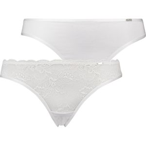 Hunkemöller - String Angie - Offwhite - 2 Pack - Mid Waist