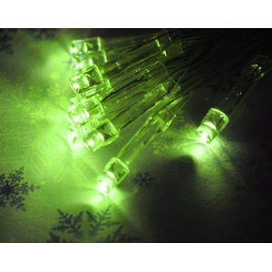 Kerstverlichting - 10 LED's - batterijen - Groen