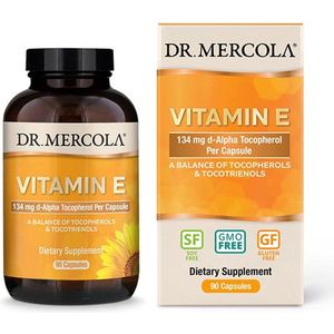 Dr. Mercola - Vitamine E - 134 mg - 90 capsules