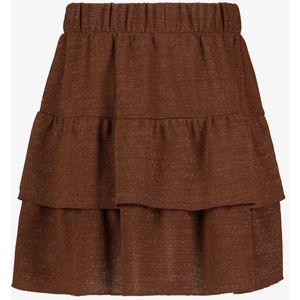 TwoDay meisjes rok glitters bruin - Maat 134/140