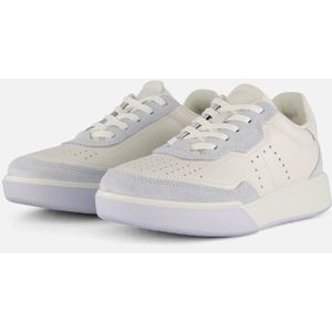 Ecco - Street Court - Sneakers - Wit - Leer