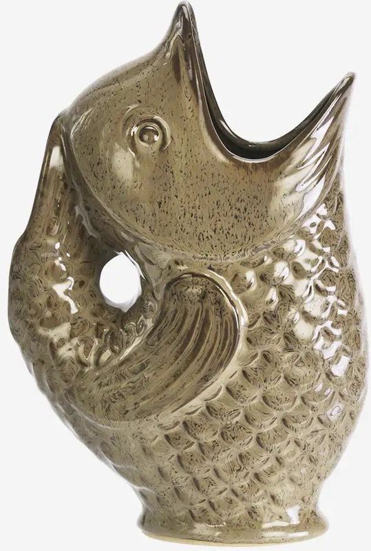 Madam Stoltz - Stoneware - Vaas - Lichtbruin